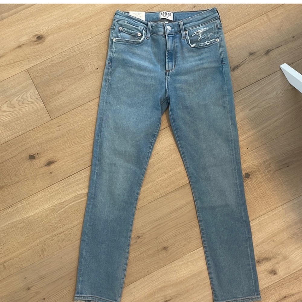 BNWT AGOLDE Sophie high-rise ankle length jeans